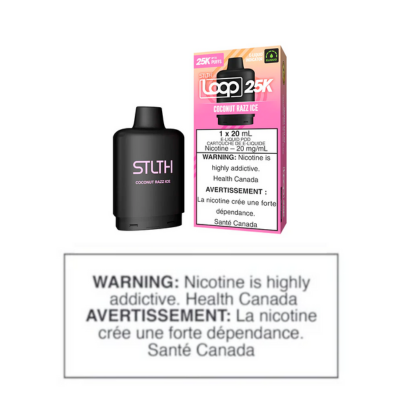 STLTH 25K LOOP 2 REPLACEMENT 20ML POD - COCONUT RAZZ ICE