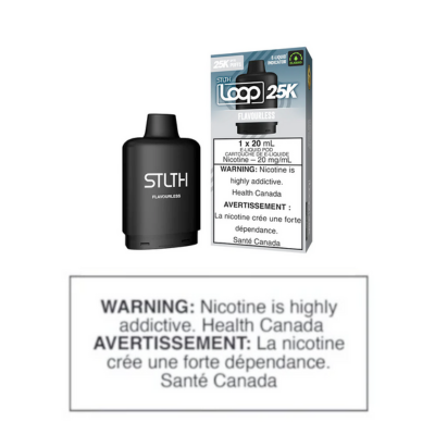 STLTH 25K LOOP 2 REPLACEMENT 20ML POD - FLAVOURLESS