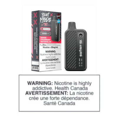 FLAVOUR BEAST BEAST MODE MAX 18K DISPOSABLE - SAVAGE STRAWBERRY WATERMELON ICED