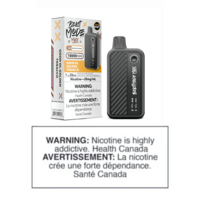FLAVOUR BEAST BEAST MODE MAX 18K DISPOSABLE - GOOD OL' GOLDEN TOBACCO