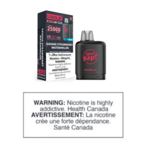 LEVEL X BOOST POD - FLAVOUR BEAST - SAVAGE STRAWBERRY WATERMELON ICED