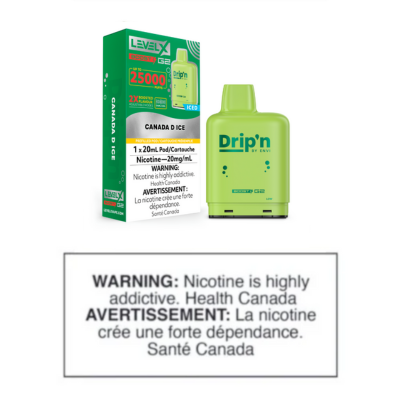 LEVEL X DRIP'N BOOST POD - CANADA D (CLEARANCE)