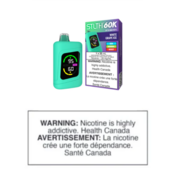 STLTH 60K DISPOSABLE - WHITE GRAPE ICE (CLEARANCE)