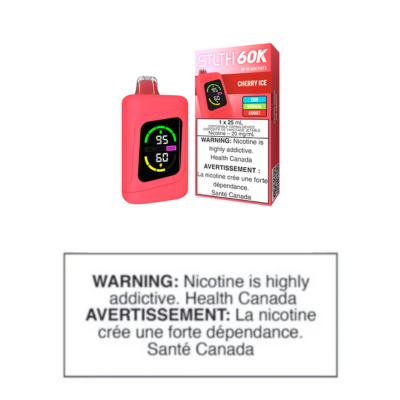 STLTH 60K DISPOSABLE - CHERRY ICE (CLEARANCE)