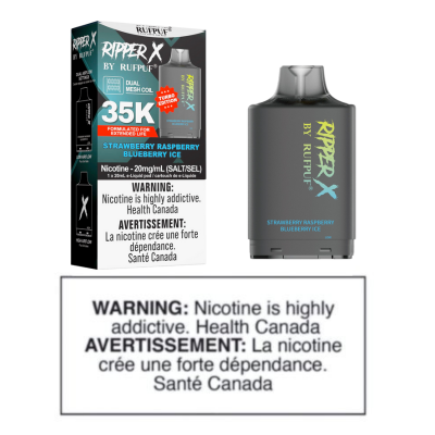 RIPPER X POD - STRAWBERRY RASPBERRY BLUEBERRY ICE