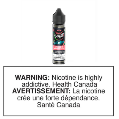 FLAVOUR BEAST SALTS - WEEKEND WATERMELON ICED  60ml
