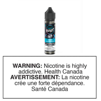 FLAVOUR BEAST SALTS - BOMB BLUE RAZZ 60ml