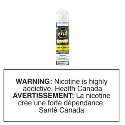 FLAVOUR BEAST E-LIQUID - BUSSIN BANANA ICED 60ML