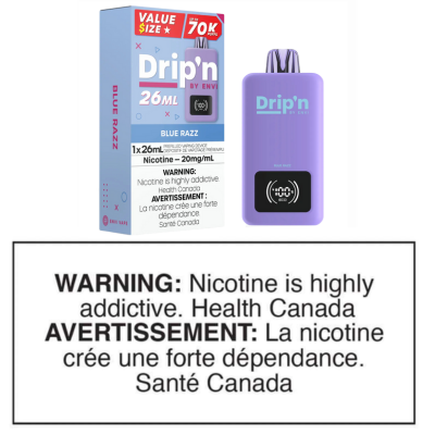 DRIP'N BY ENVI 26ml DISPOSABLE - BLUE RAZZ