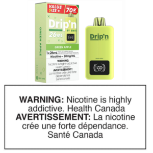 DRIP'N BY ENVI 26ml DISPOSABLE - GREEN APPLE