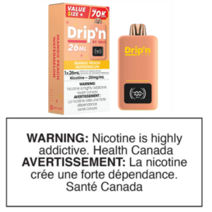 DRIP'N BY ENVI 26ml DISPOSABLE - MANGO PEACH WATERMELON