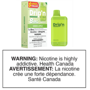 DRIP'N BY ENVI 8ml DISPOSABLE - GREEN APPLE