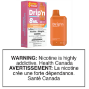 DRIP'N BY ENVI 8ml DISPOSABLE - RASPBERRY PEACH MANGO