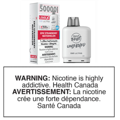 LEVEL X G2 ULTRA POD - FLAVOUR BEAST UNLEASHED - EPIC STRAWBERRY WATERMELON