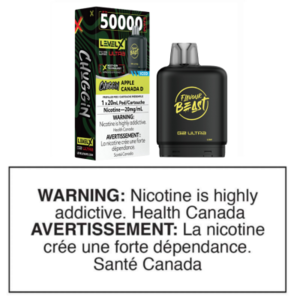 LEVEL X G2 ULTRA POD - FLAVOUR BEAST - CHUGGIN' APPLE CANADA D ICED