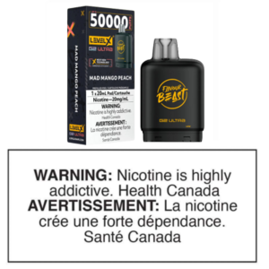LEVEL X G2 ULTRA POD - FLAVOUR BEAST - MAD MANGO PEACH