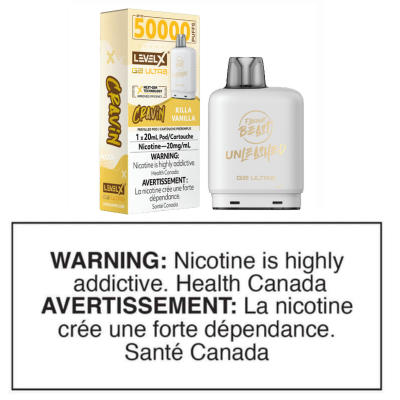 LEVEL X G2 ULTRA POD - FLAVOUR BEAST UNLEASHED - CRAVIN' KILLA VANILLA