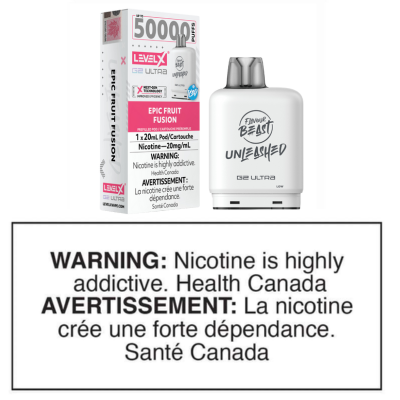 LEVEL X G2 ULTRA POD - FLAVOUR BEAST UNLEASHED - EPIC FRUIT FUSION ICED