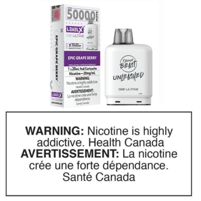 LEVEL X G2 ULTRA POD - FLAVOUR BEAST UNLEASHED - EPIC GRAPE BERRY