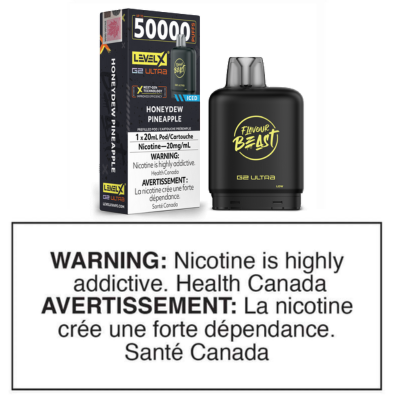 LEVEL X G2 ULTRA POD - FLAVOUR BEAST - HONEYDEW PINEAPPLE ICED