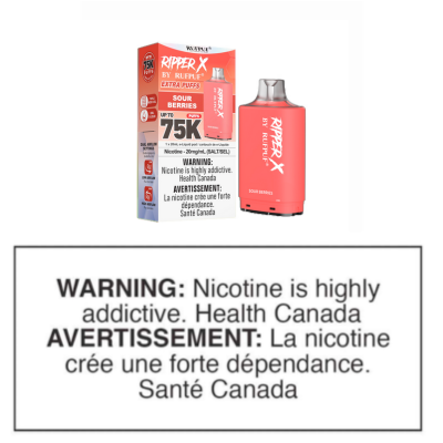 RIPPER X 75K POD - SOUR BERRIES