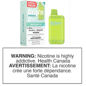 DRIP'N BY ENVI 8ml DISPOSABLE - MINT BLAST ICE