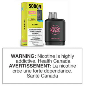 LEVEL X G2 ULTRA POD - FLAVOUR BEAST - SOUR B.G ICED