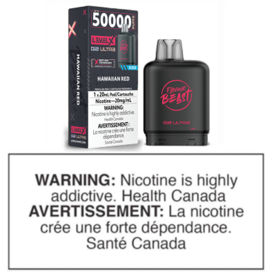 LEVEL X G2 ULTRA POD - FLAVOUR BEAST - HAWAIIAN RED ICED