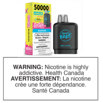 LEVEL X G2 ULTRA POD - FLAVOUR BEAST - GUSHIN BLUE RAZZ