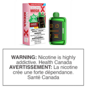 KRAZE MEGA X DISPOSABLE - CHERRY MTN CITRUS ICE