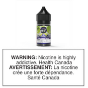 FLAVOUR BEAST SALTS - SOUR GUSHIN' BLUEBERRY GRAPE 30mL