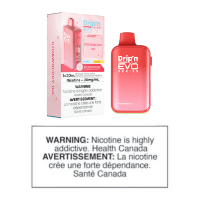 DRIP'N BY ENVI 63K DISPOSABLE - STRAWBERRY ICE