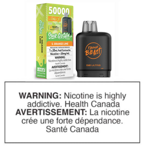 LEVEL X G2 ULTRA POD - FLAVOUR BEAST - SOUR GUSHIN S ORANGE LIME