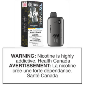 FLAVOUR BEAST ALPHA DISPOSABLE - BUSSIN BANANA ICED