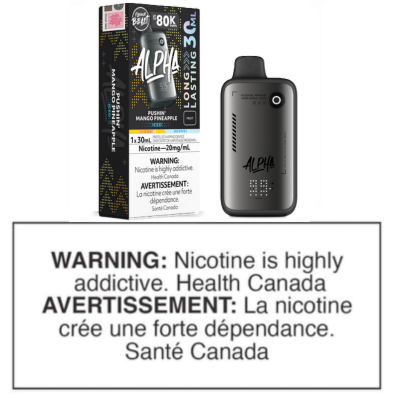 FLAVOUR BEAST ALPHA DISPOSABLE - PUSHIN' MANGO PINEAPPLE ICED