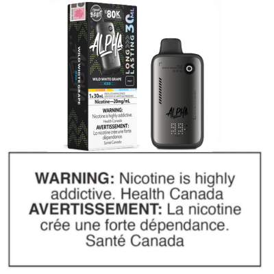 FLAVOUR BEAST ALPHA DISPOSABLE - WILD WHITE GRAPE ICED