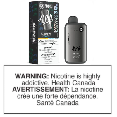 FLAVOUR BEAST ALPHA DISPOSABLE - BET BLUEBERRY WATERMELON ICED