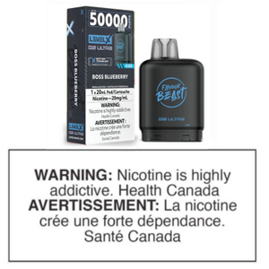 LEVEL X G2 ULTRA POD - FLAVOUR BEAST - BOSS BLUEBERRY ICED