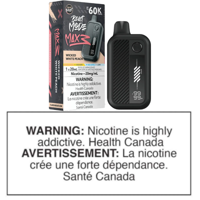 FLAVOUR BEAST BEAST MODE MAX 3 DISPOSABLE - WICKED WHITE PEACH