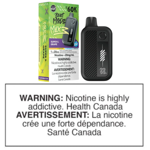 FLAVOUR BEAST BEAST MODE MAX 3 DISPOSABLE - SUPER S. GRAPE ICED