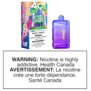 KRAZE GIGA DISPOSABLE - S. APPLE G