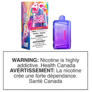 KRAZE GIGA DISPOSABLE - S. NEON G