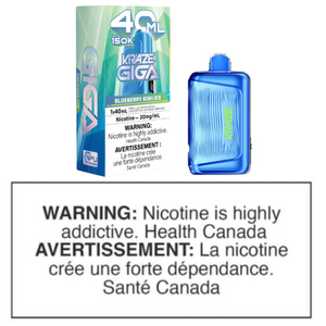 KRAZE GIGA DISPOSABLE - BLUEBERRY KIWI ICE