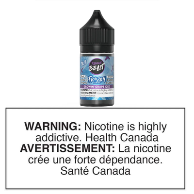 FLAVOUR BEAST FROZEN SALTS - GLOWIN' GRAPE 30mL