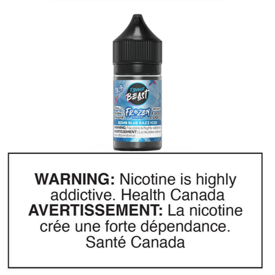 FLAVOUR BEAST FROZEN SALTS - BOMB BLUE RAZZ 30mL