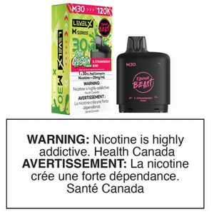 LEVEL X M SERIES POD - SOUR GUSHIN' S. STRAWBERRY KIWI 30mL