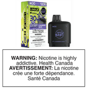 LEVEL X M SERIES POD - SOUR GUSHIN' S. BLUEBERRY GRAPE 30mL