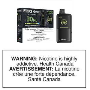 LEVEL X M SERIES STARTER KIT 30mL - WILD WHITE GRAPE ICED
