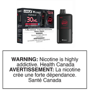 LEVEL X M SERIES STARTER KIT 30mL - SIC STRAWBERRY ICED