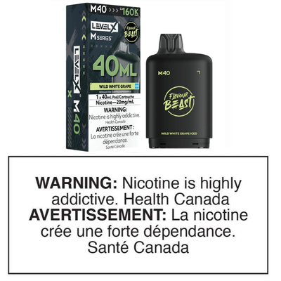 LEVEL X M SERIES POD - WILD WHITE GRAPE ICED 40mL